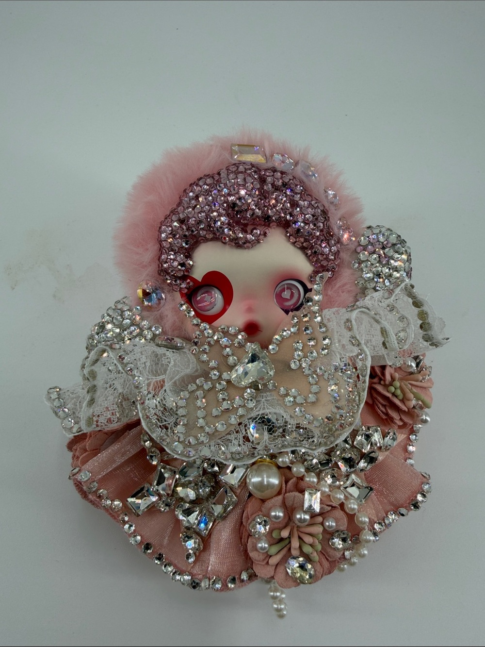 Authentic Skullpanda Plush Pendant - embellished with Rhinestone - Picture 2 of 5